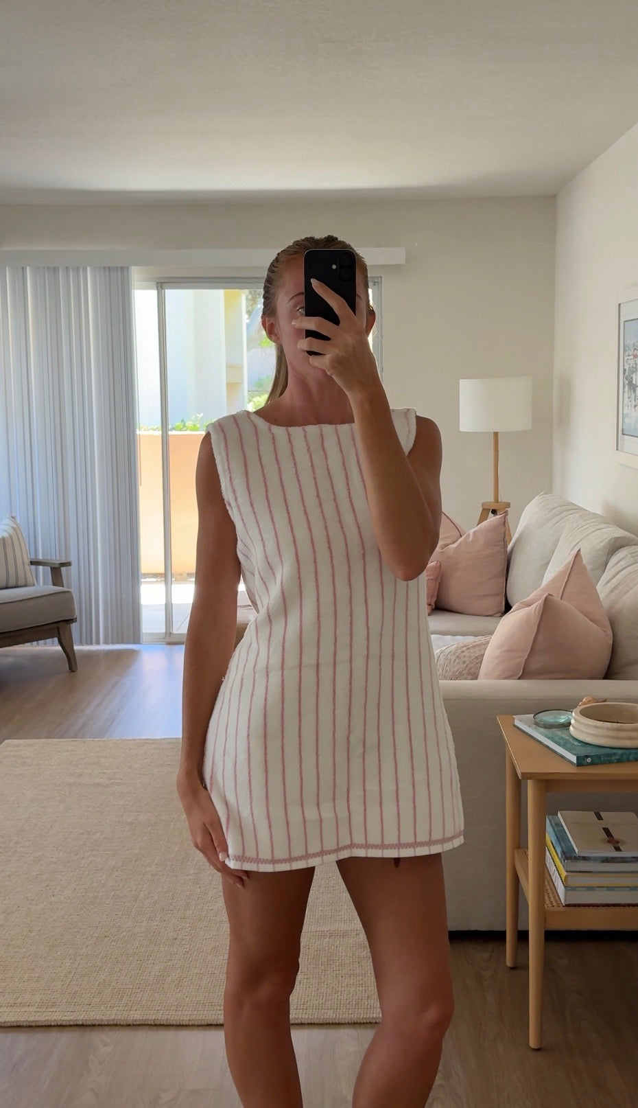 Pink & White Stripe