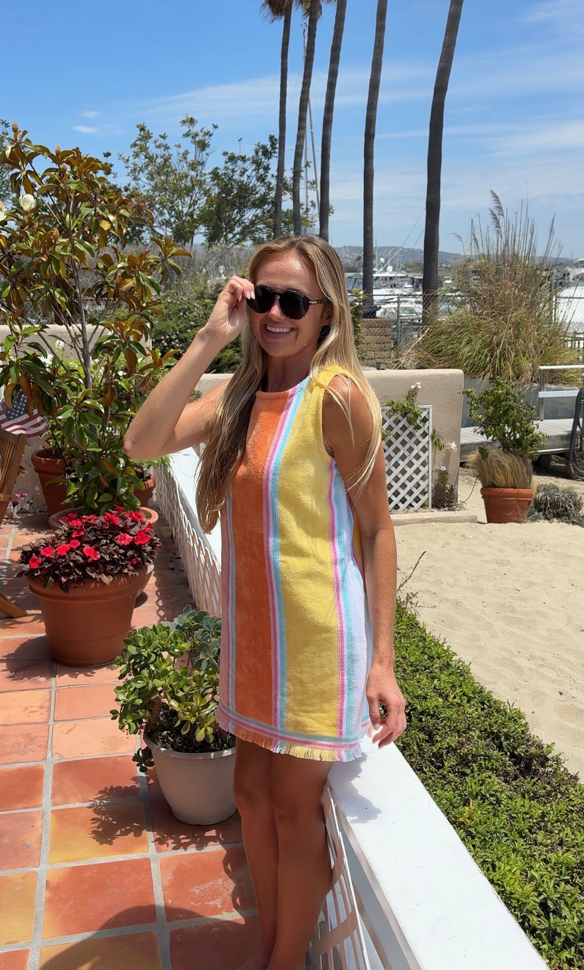 Popsicle Stripe w/ Fringe